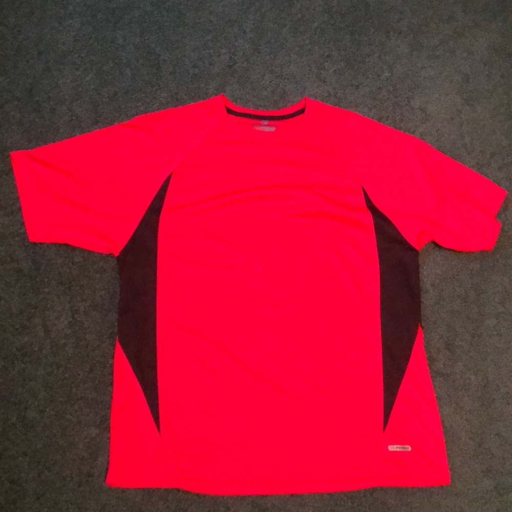 Russel Athletic Dri Power M Red gym workout shirt
